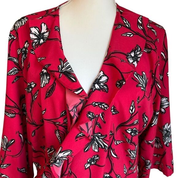 Junarose Floral Wrap Dress Size 22 - Picture 6 of 10